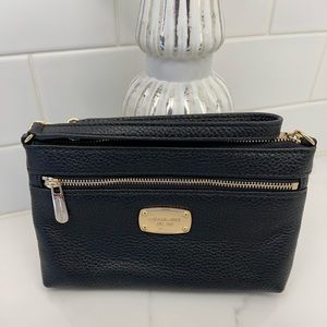 Michael Kors Large Pebbled Leather Wristlet